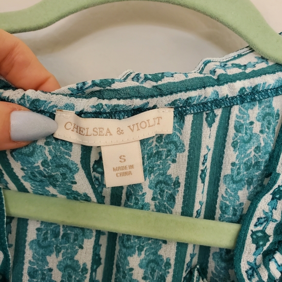 NWOT-Chelsea & Violet Tiered Maxi Dress - Picture 3 of 4